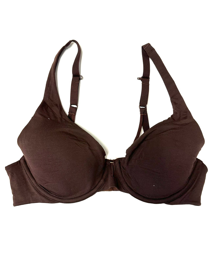 Dark Brown Underwire Multi Wear Strap Bra - 34B
