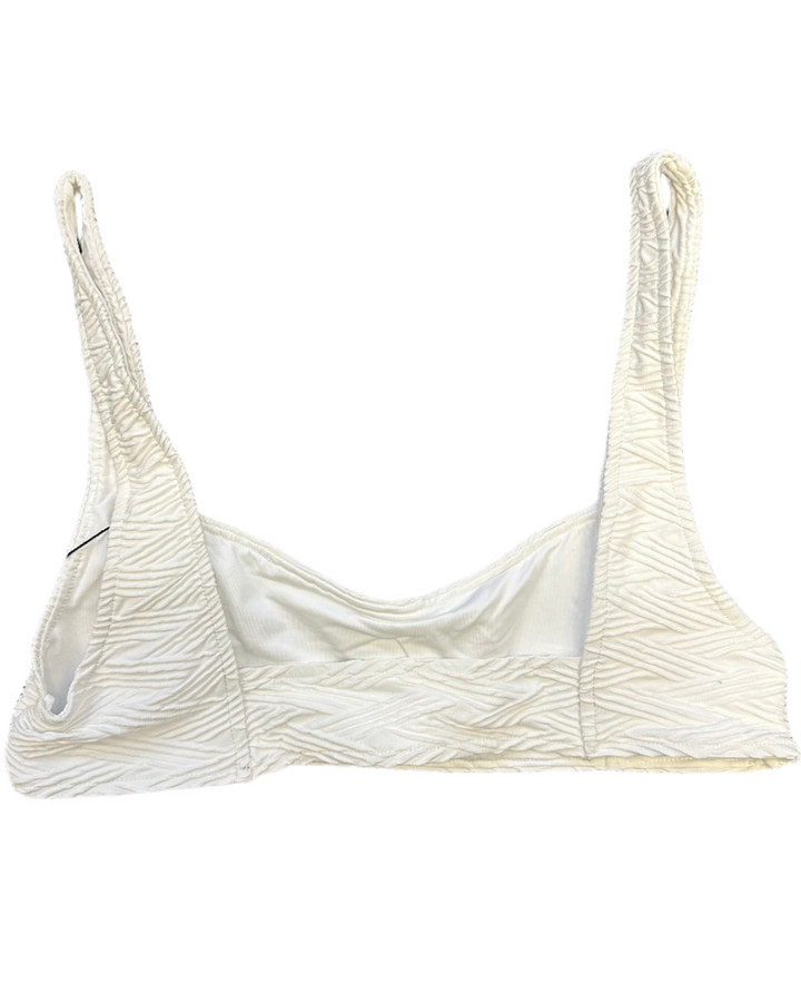 White Square Neck Bikini Top - Extra Small