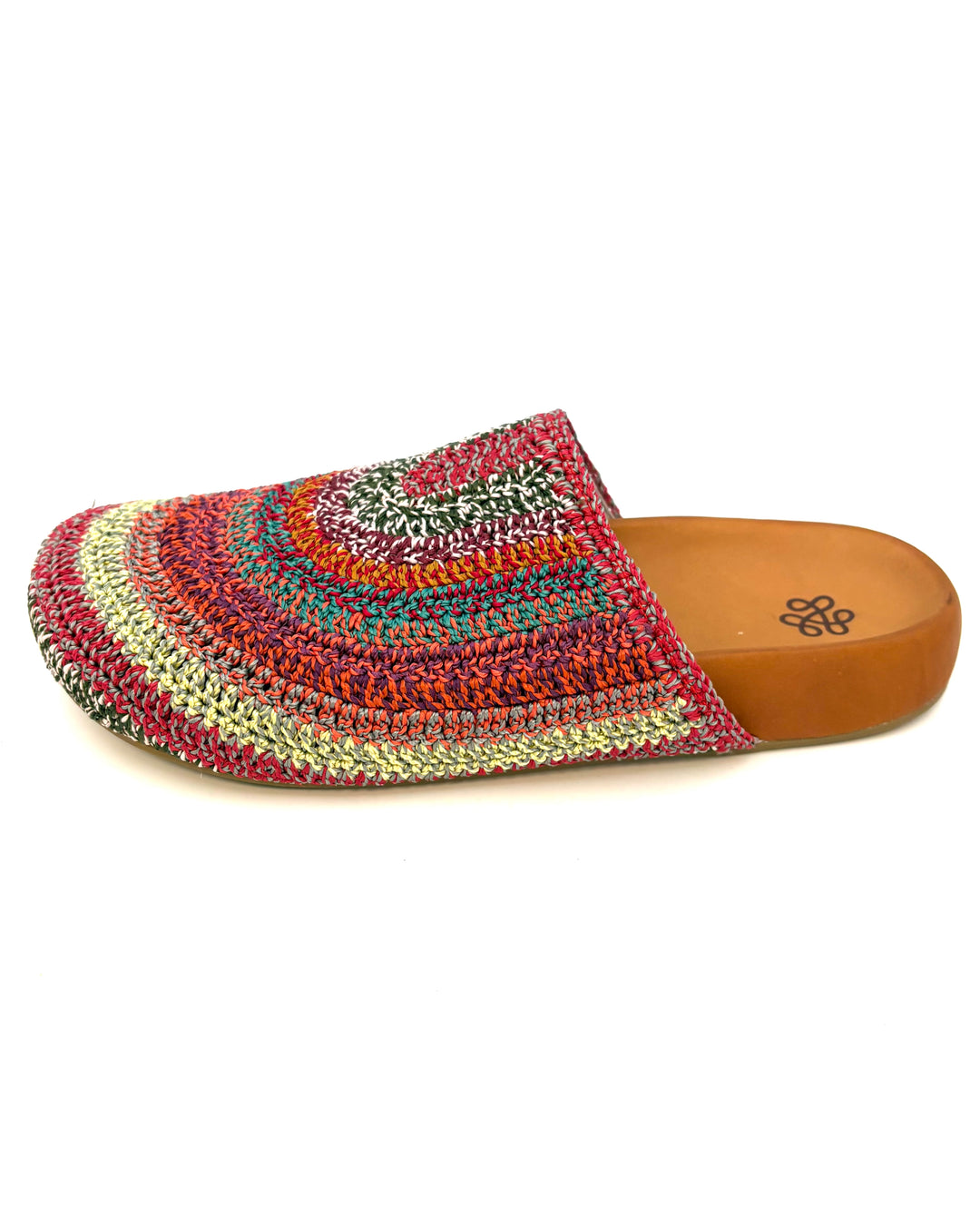 Multi Color Crochet Clogs -  Size 6, 8, 10, 11