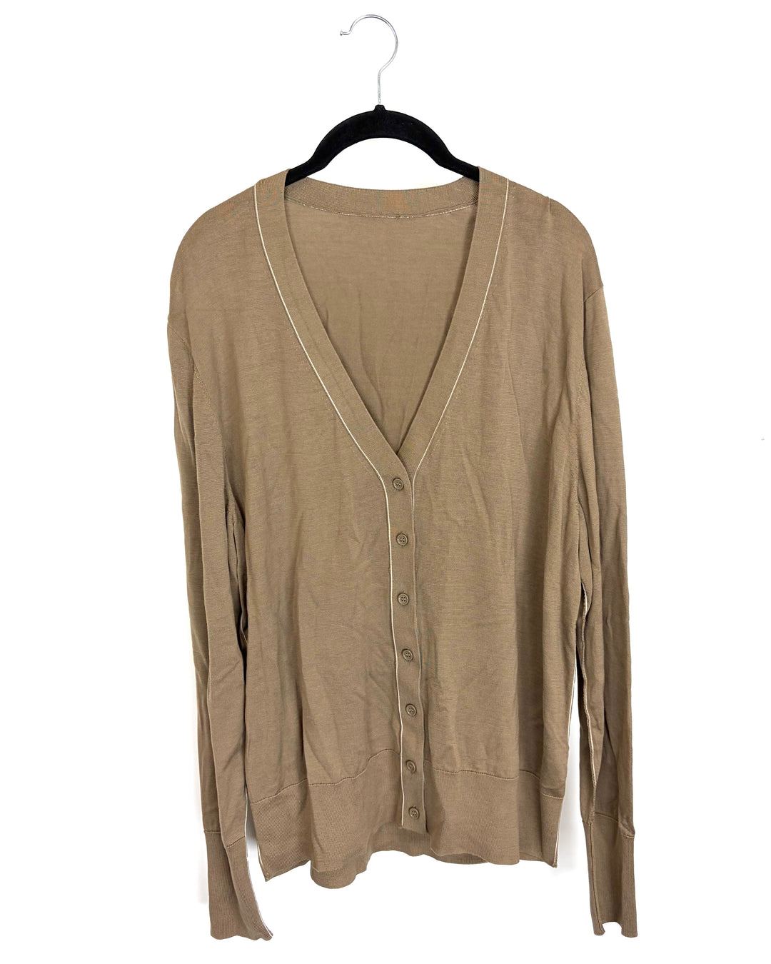 Brown Button Up Top - Size 6/8