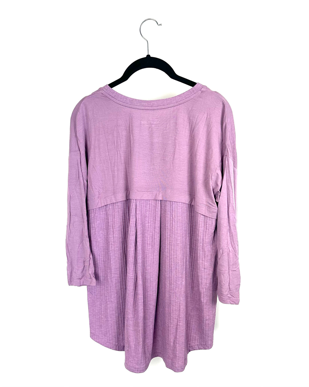 Light Purple Quarter Length Sleeve Top - Size 6/8
