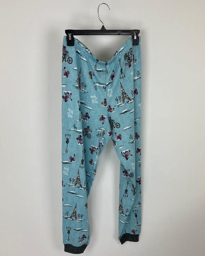 Dogs and Paris Pajama Pants - Size 8/10