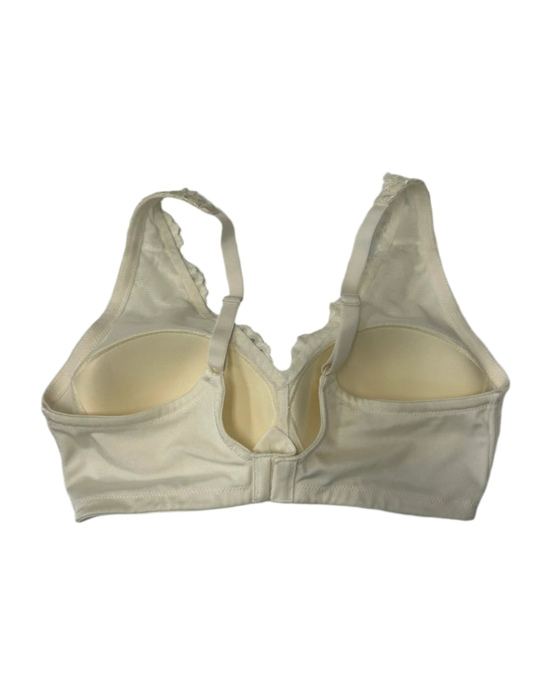 Ivory Lace Trim Bralette - 34B