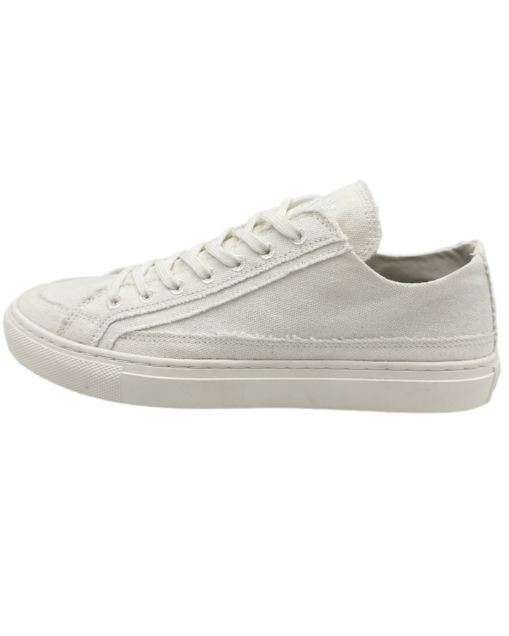 White Canvas Sneaker - Size 6