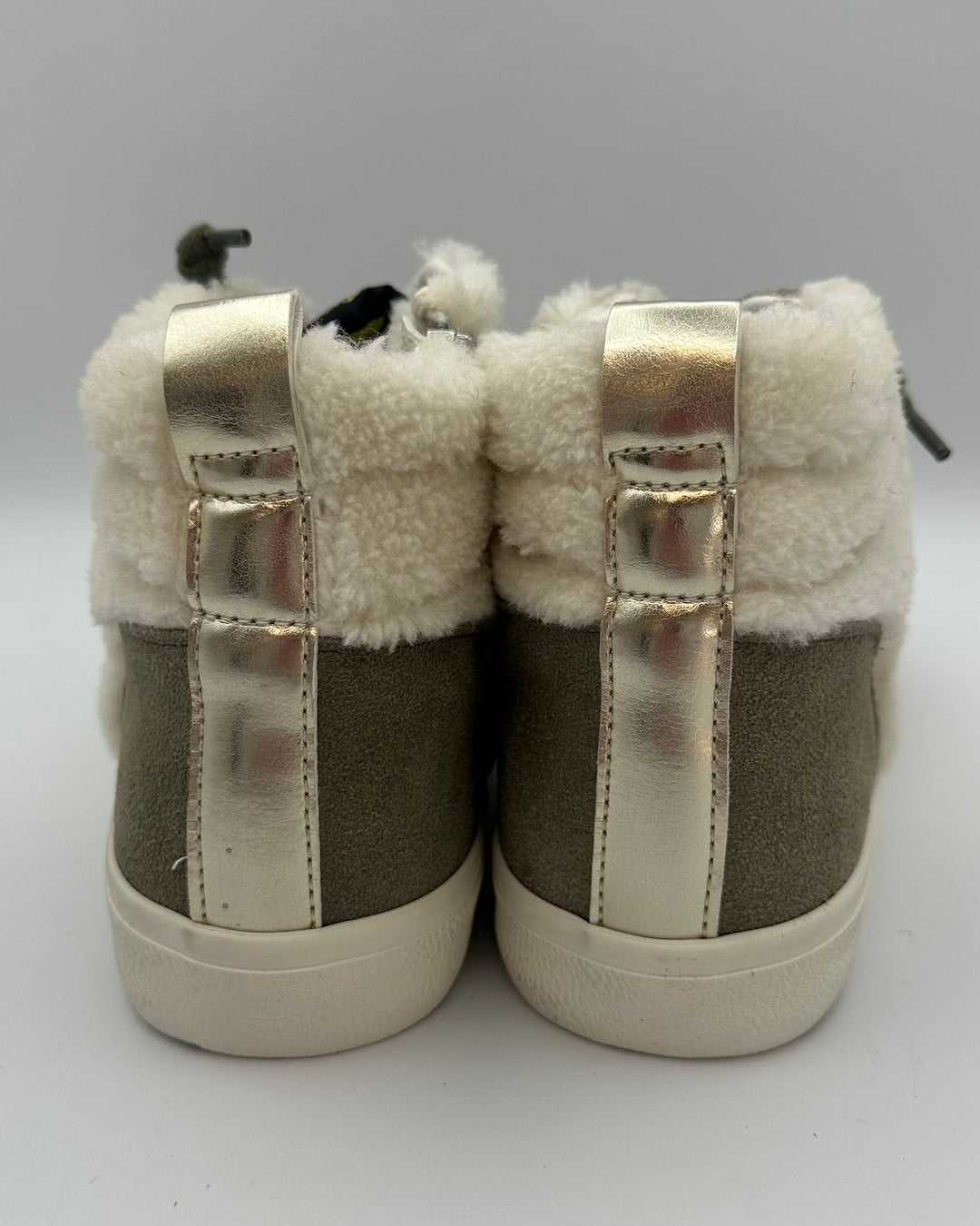 Olive Green High Top Sneakers - Size 8.5