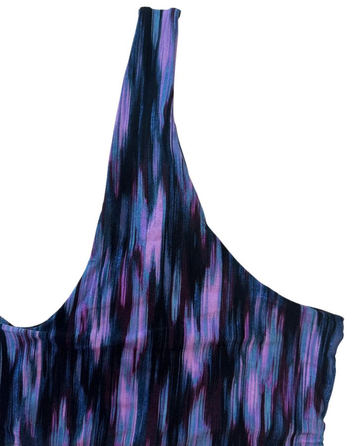 Blue & Purple Scoop Bikini Top - Extra Extra Large