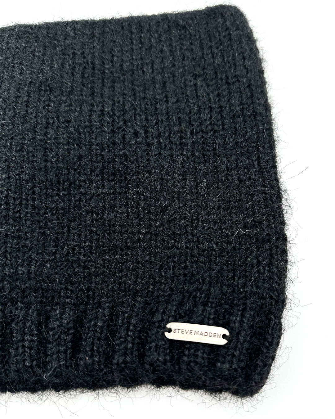 Black Beanie with Cat Ears - One Size