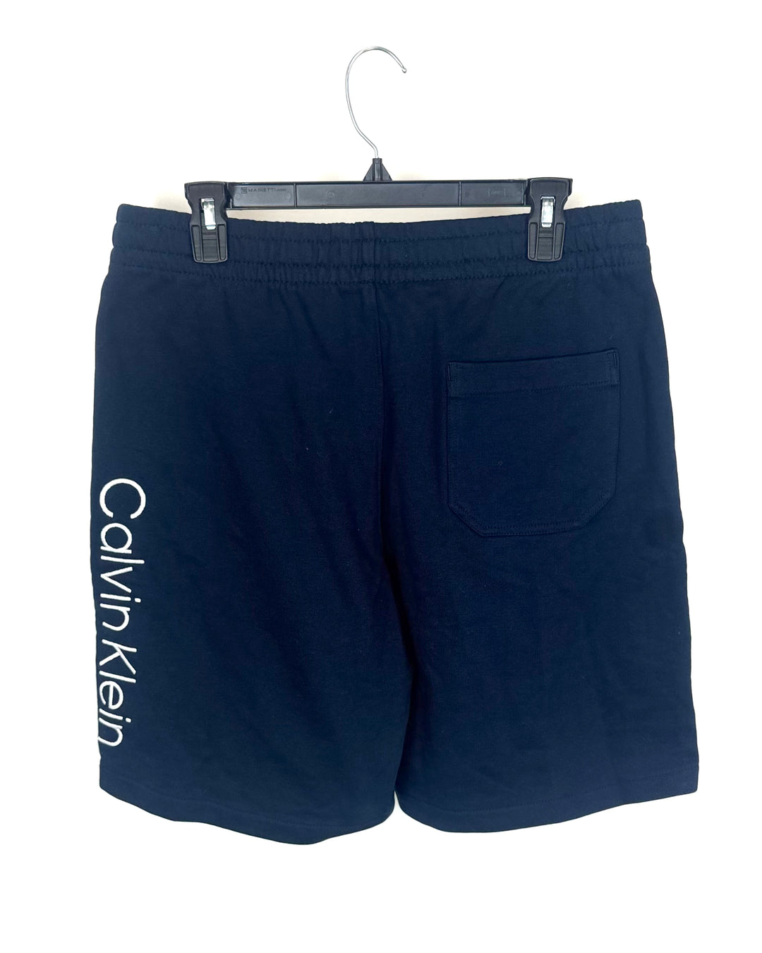 MENS Navy Blue Logo Sweatshorts - Medium