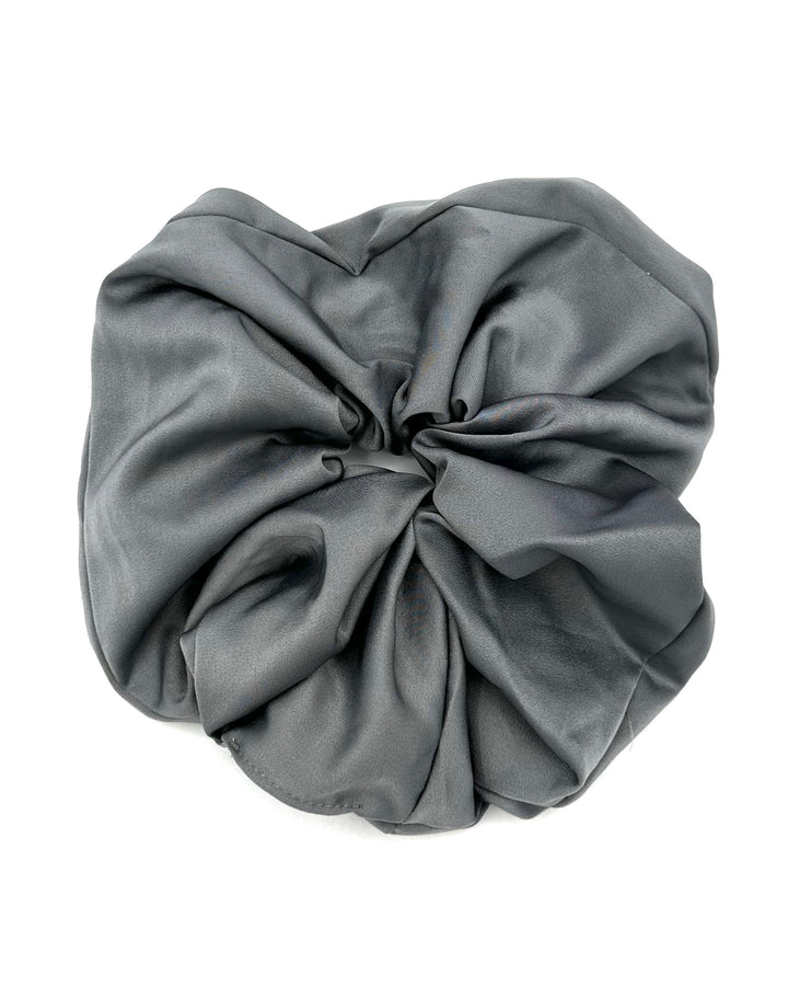 Slate Gray Jumbo Scrunchie