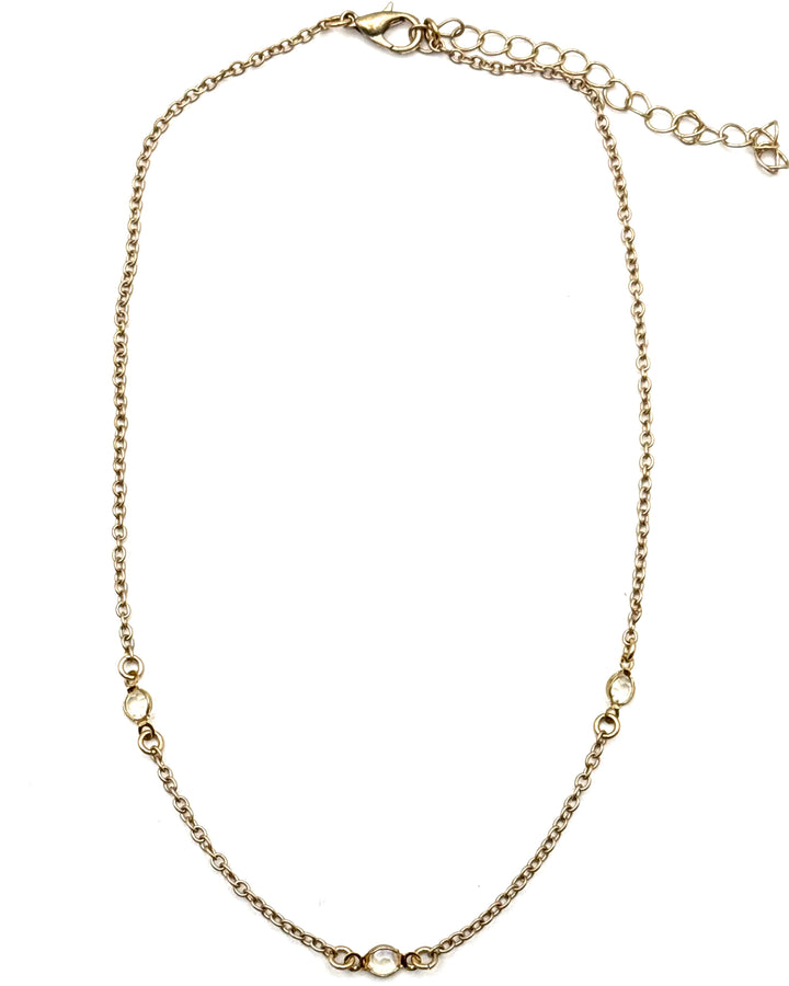 Dark Gold Chain Necklace