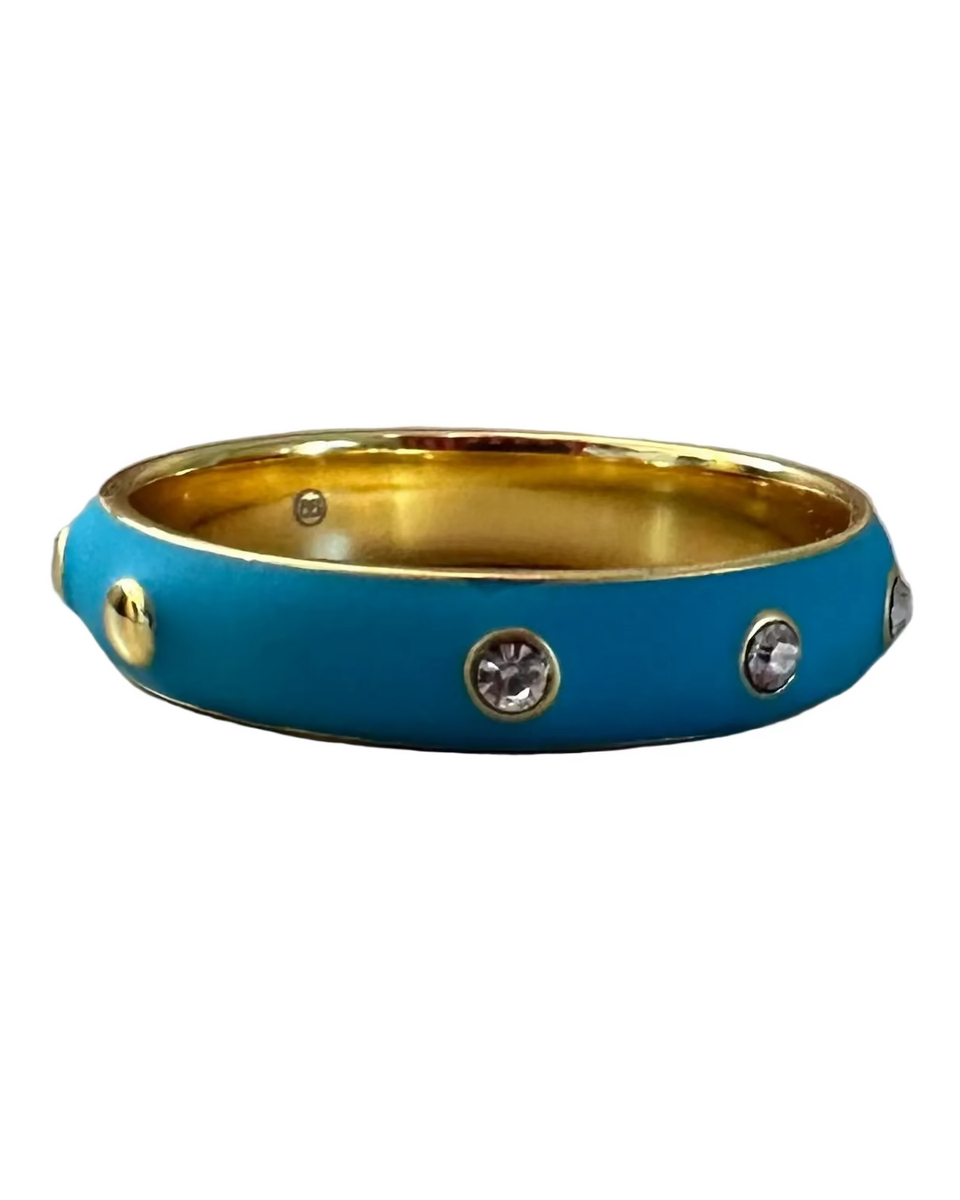 Blue and Gold Ring - Size 7