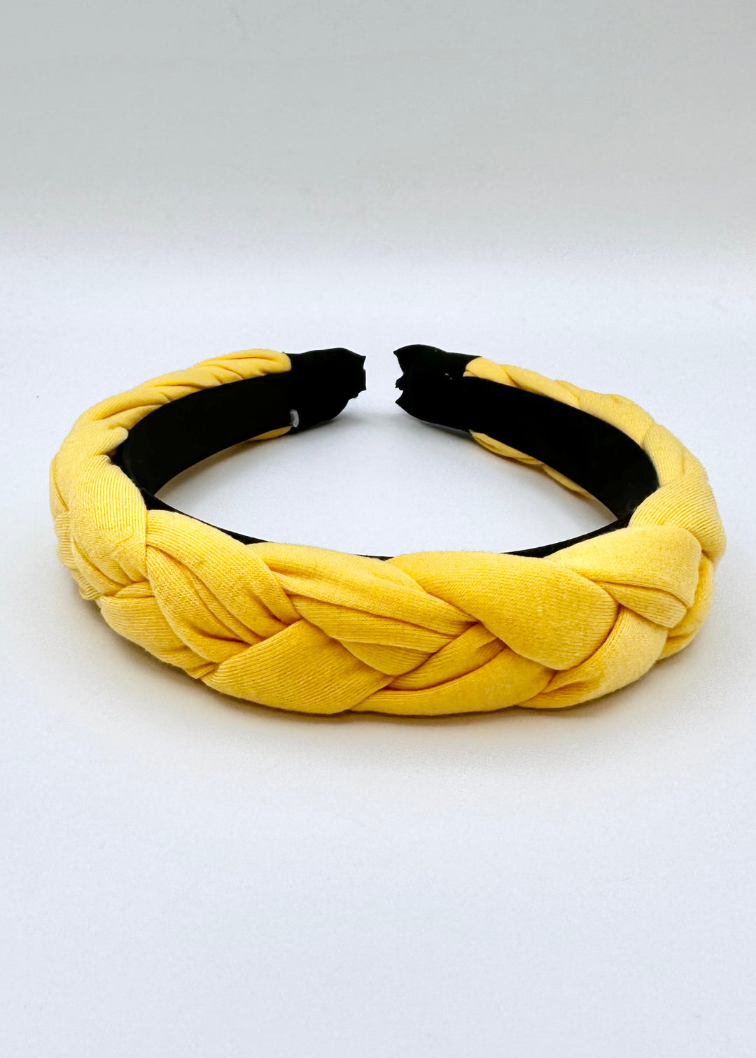 Pale Yellow Braided Headband