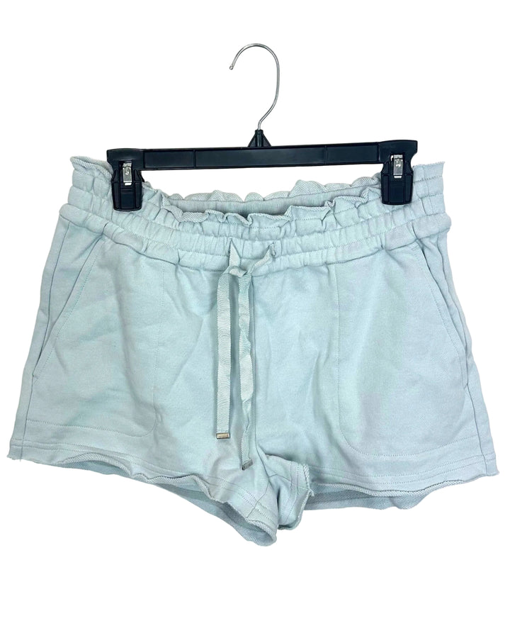 Light Blue Cinch Shorts - Size 0/2, 2/4