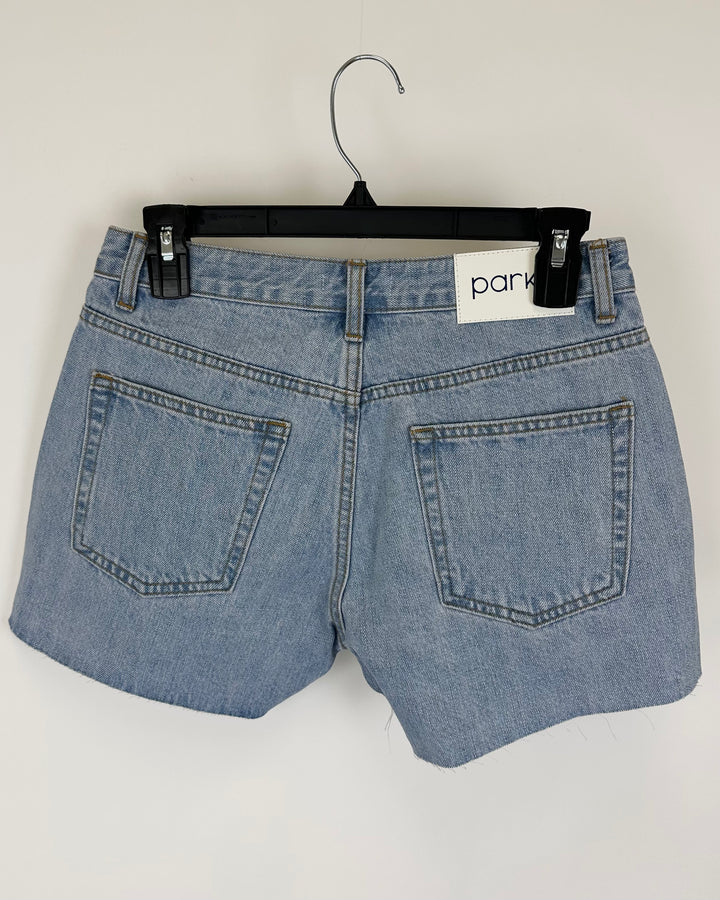 Light Blue Denim Shorts - Size 23-32 (Waist)