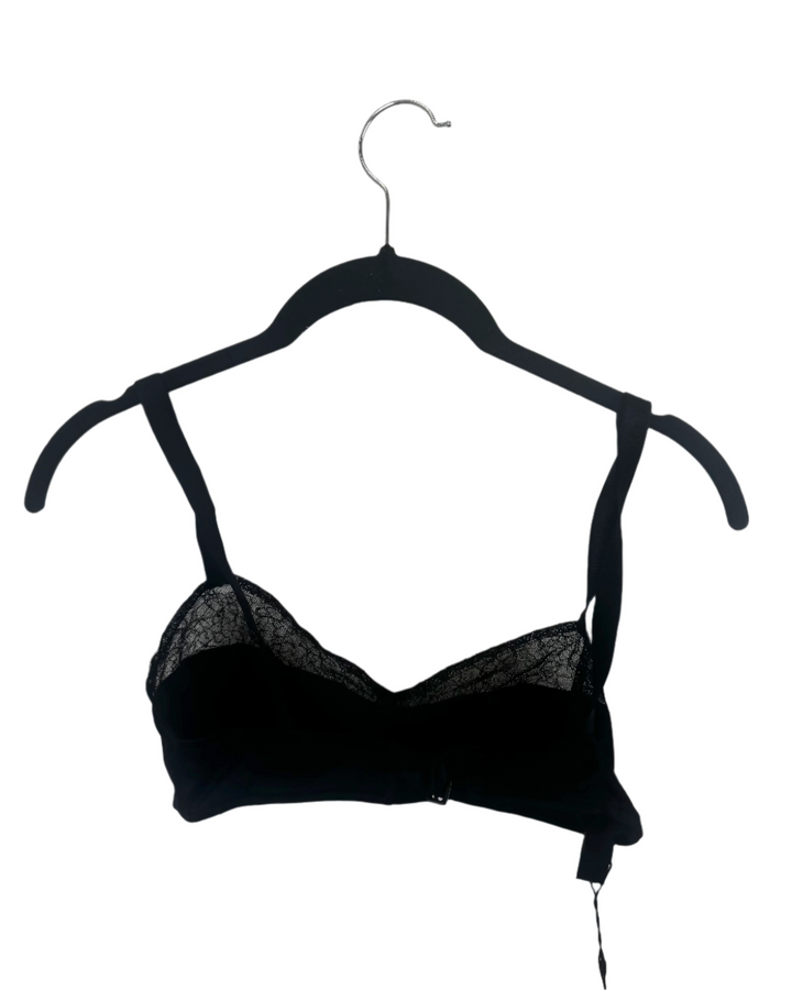 SIR. Black Lace Bralette - Size 0