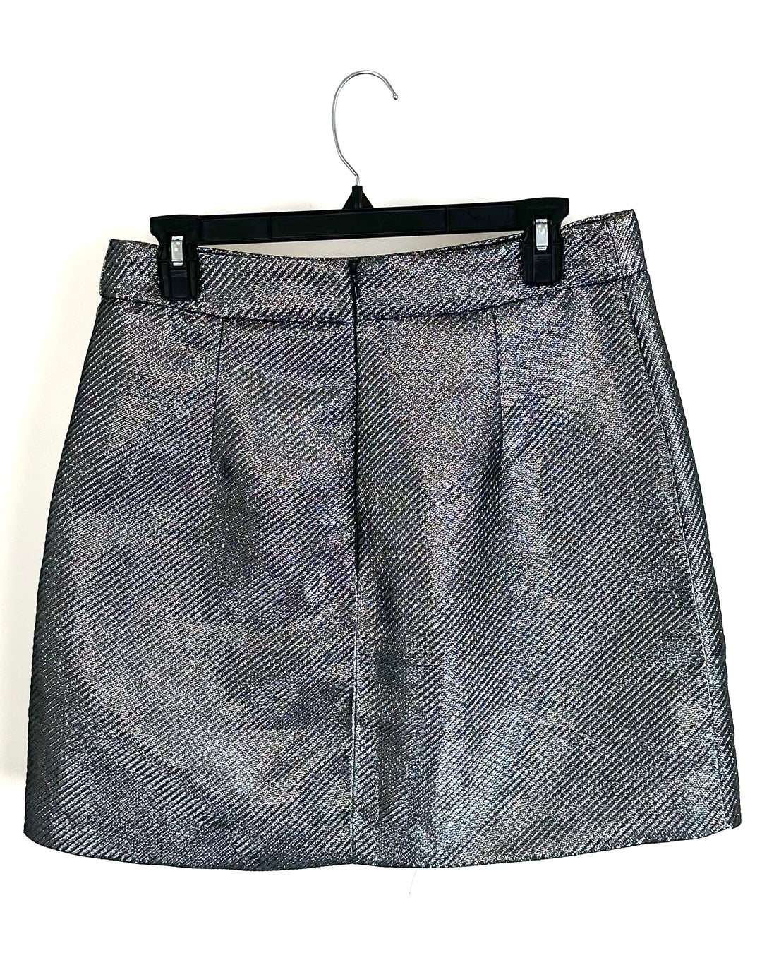 H&M Silver Metallic Skirt - Size 8