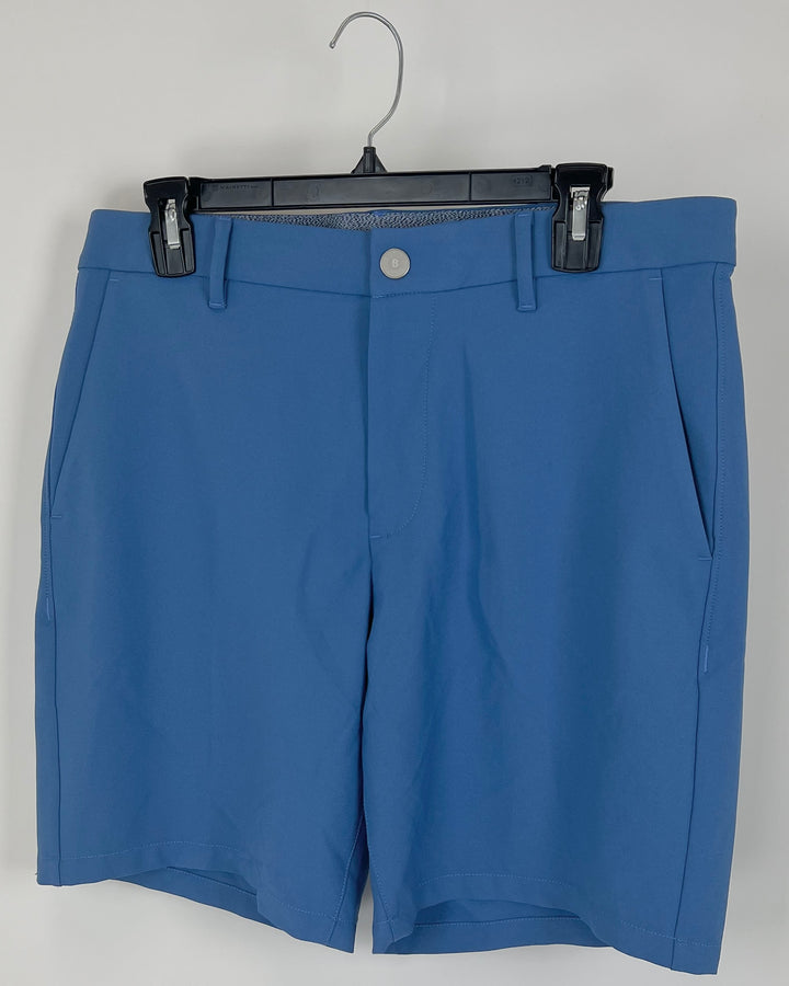 MENS Muted Blue Golf Shorts - Size 32