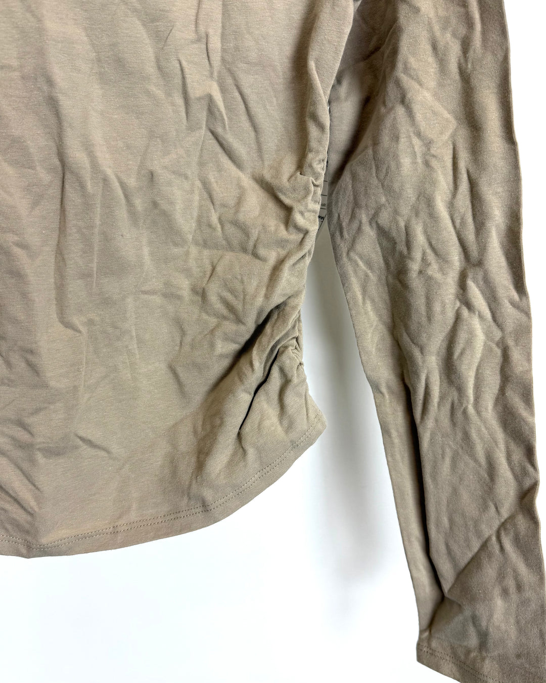 Light Tan Boat Neck Top - Size 2/4