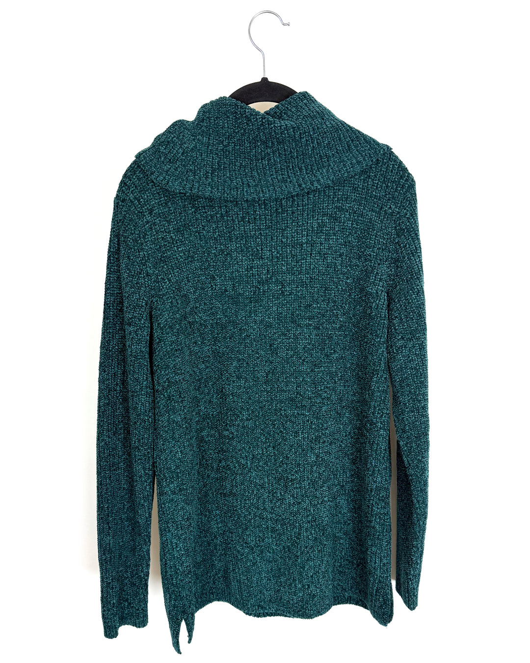 Dark Teal Turtle Neck Knit Sweater - Size 6/8