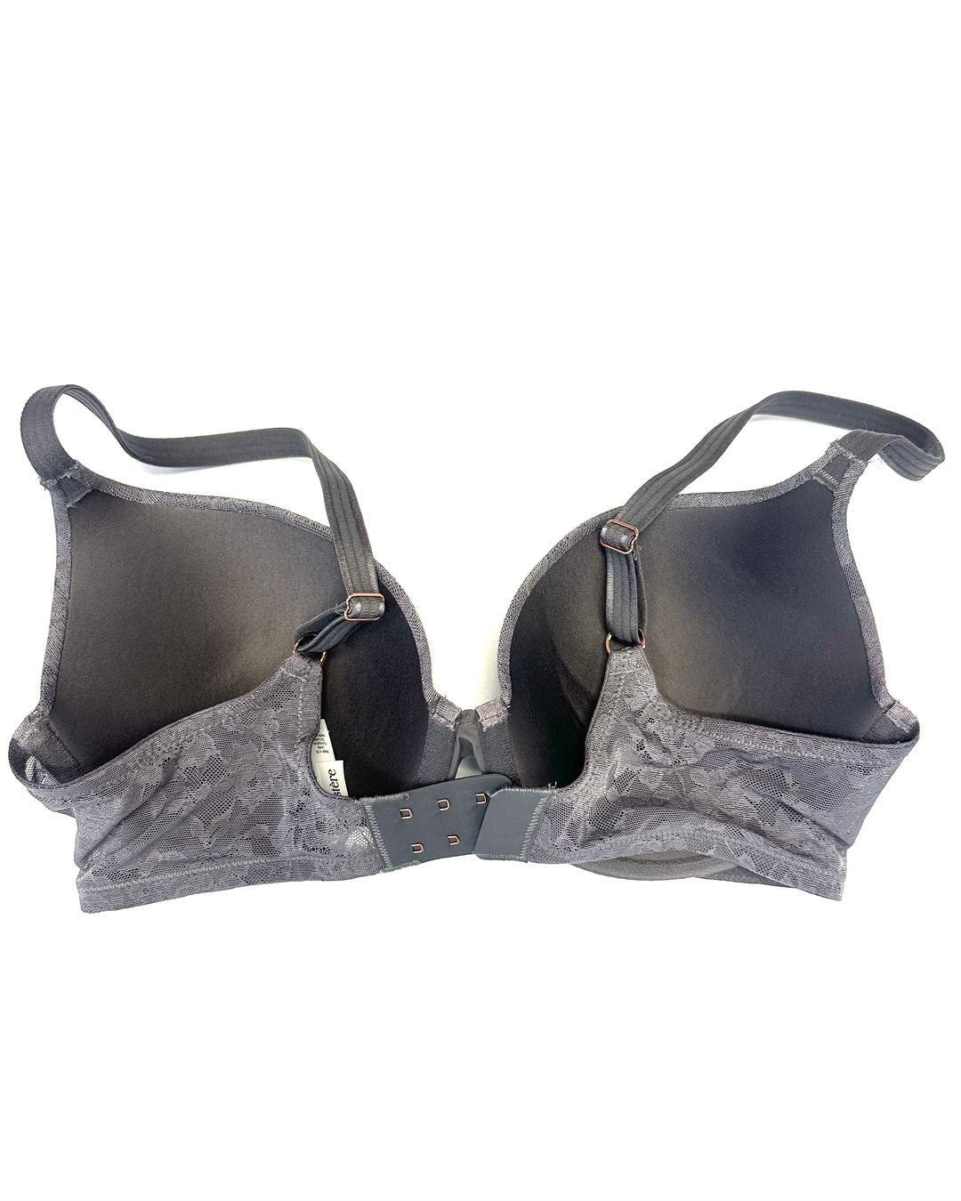 Grey Lace Push Up Bra - Size 34B and 34D