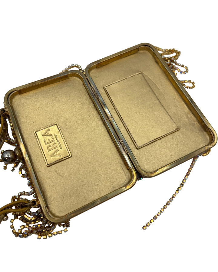 Metallic Gold Flat Mini Bag