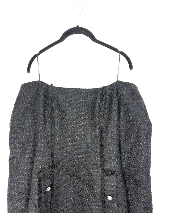 Nicholas Black Off the Shoulder Dress - Size 4