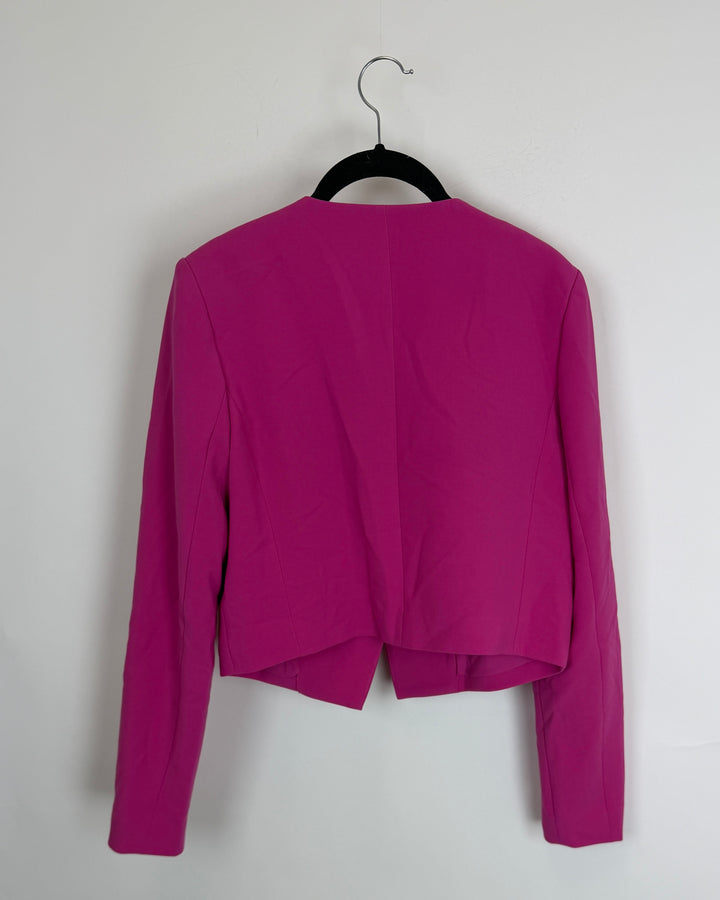 Pink Boss Cropped Blazer - Size 2/4