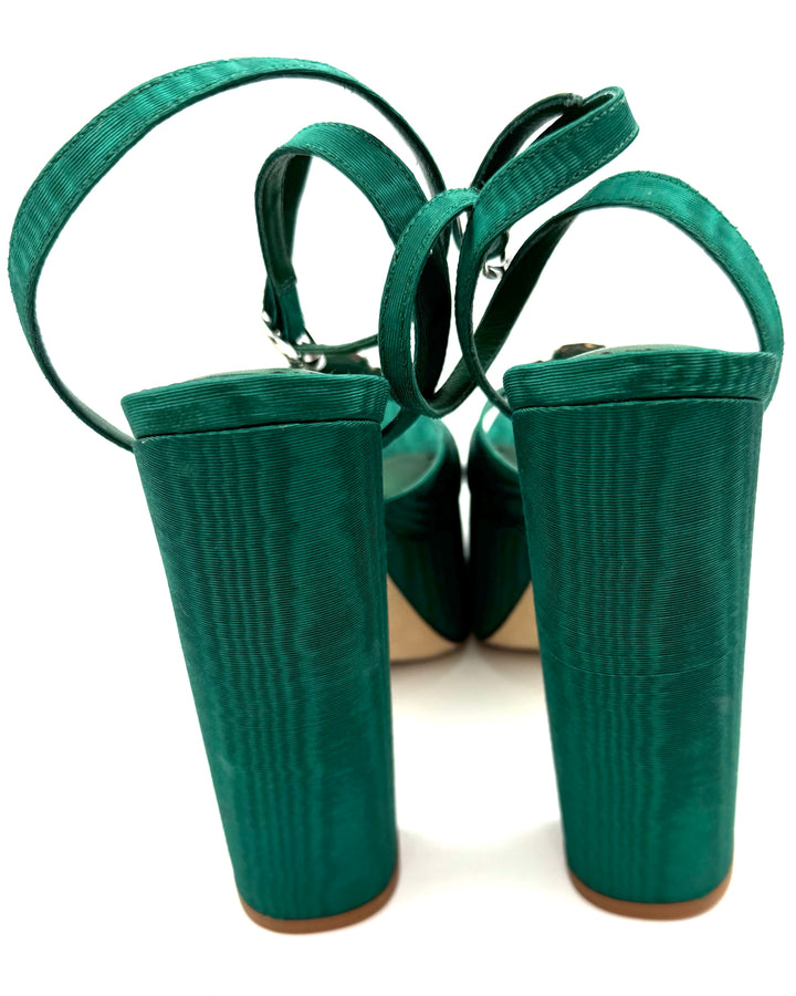 Emerald Green Platforms - Size 6