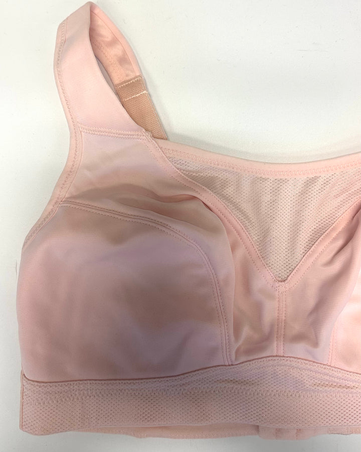 Candy Pink Mesh Unlined Bra - Medium