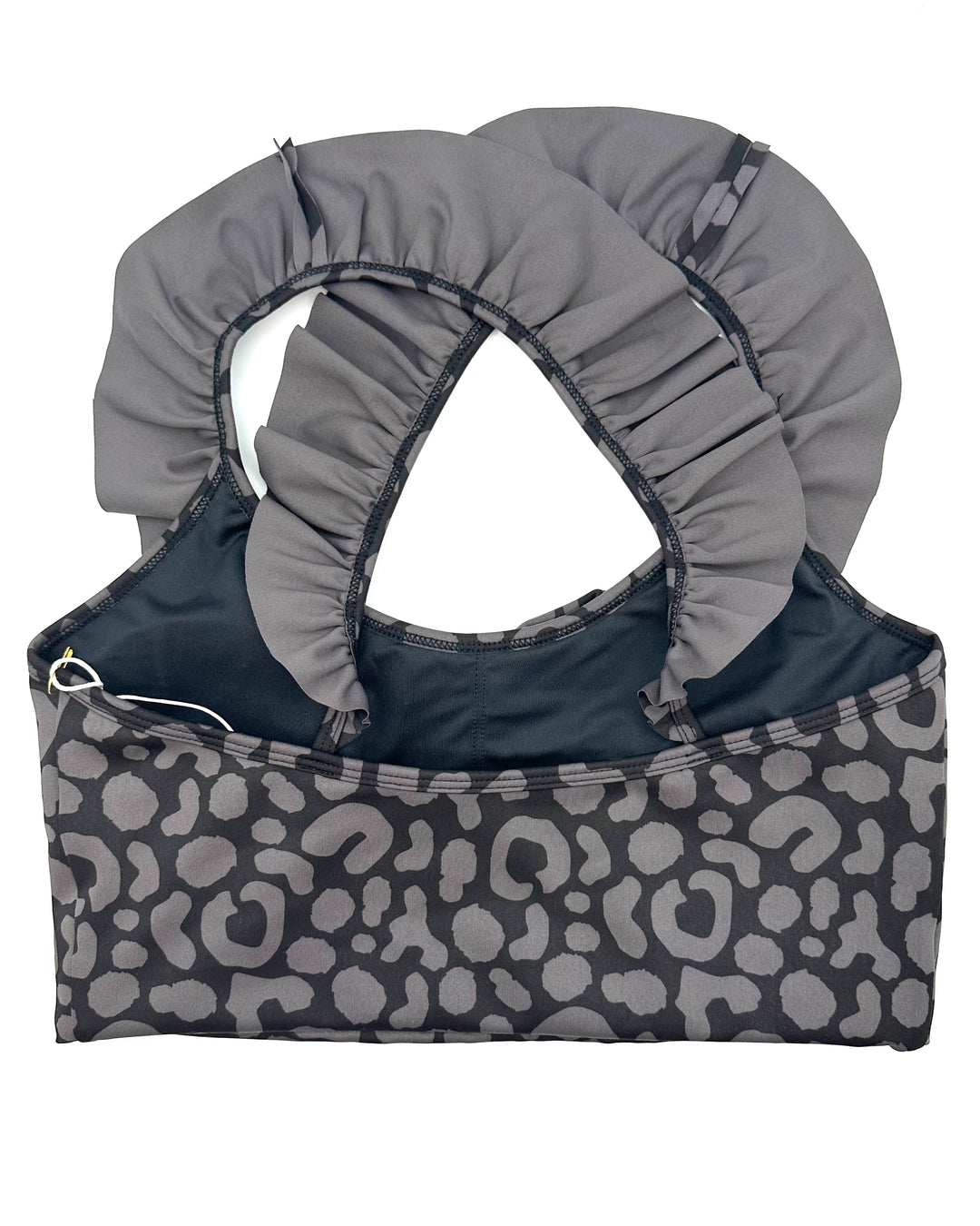 Black Cheetah Sports Bra - XS, S, M, L, XL