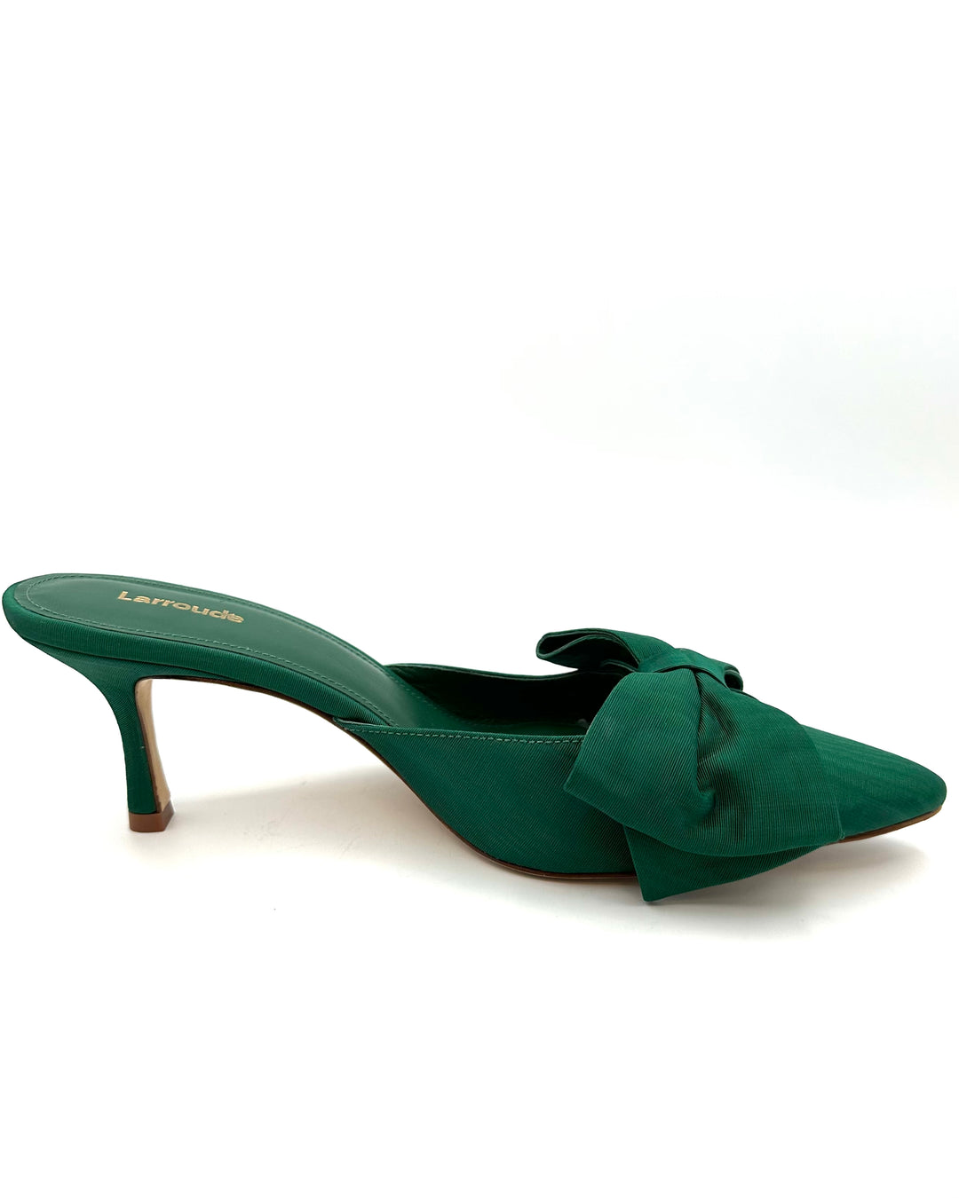 Emerald Green Bow Heels - Size 9