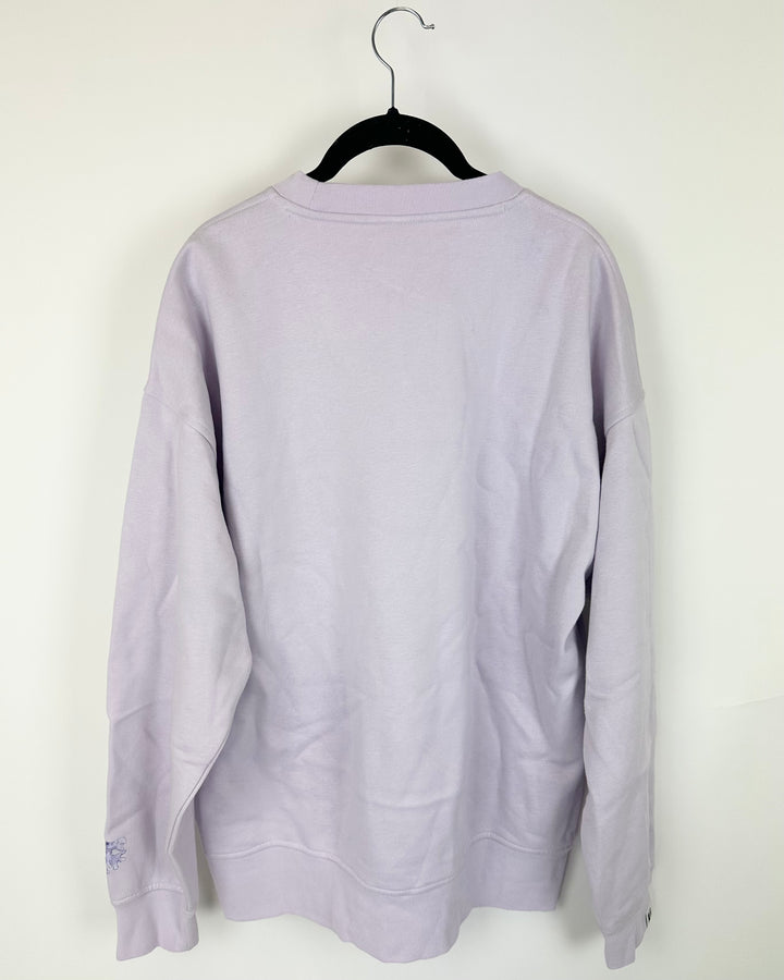 Unisex Light Purple Crewneck - Mens Medium / Women Large