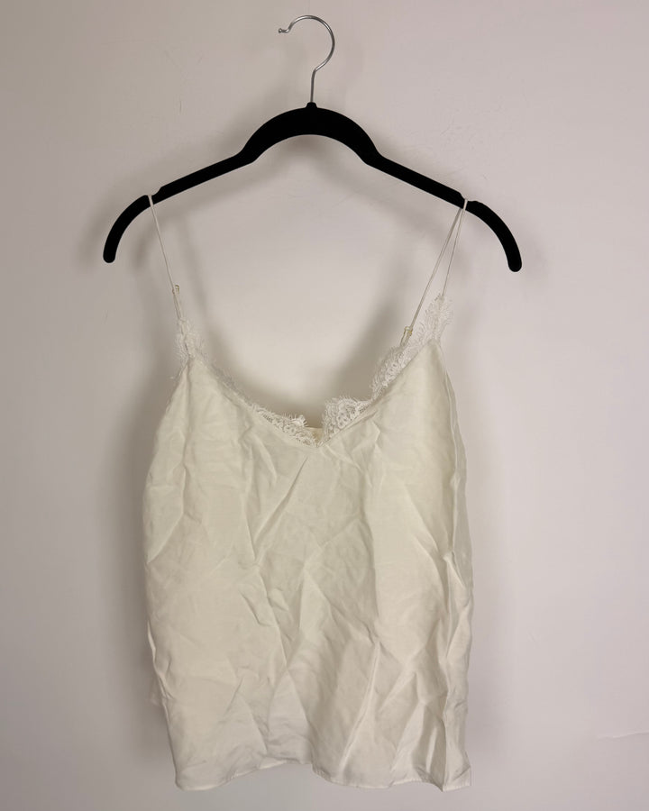 Cream Lace Tank Top - Size 4/6