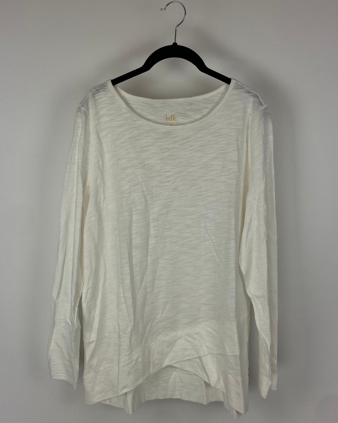 White Long Sleeve Top - Medium/Large