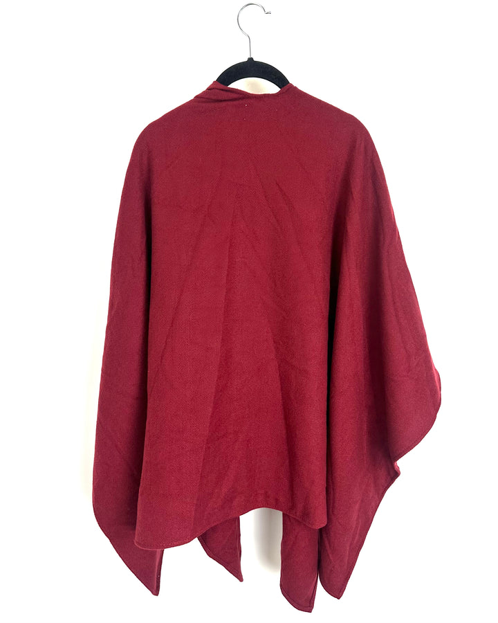 Burgundy Shawl - One Size