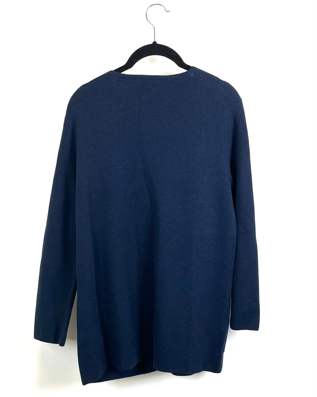 Navy Blue Cardigan With Gold Buttons - Size 2/4