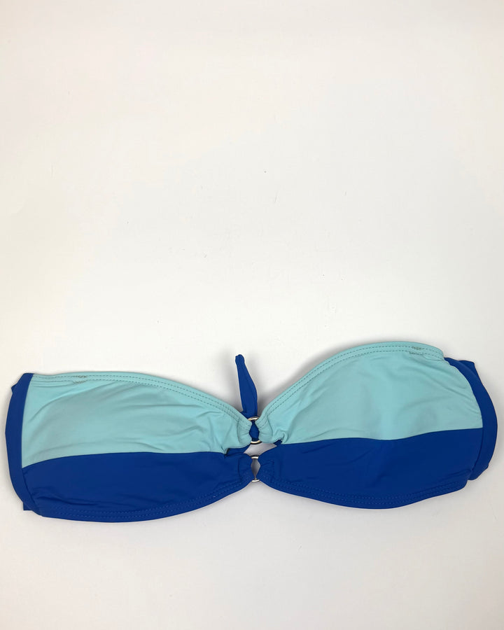 Bright Blue & Sky Blue Convertible Bikini Top - Small