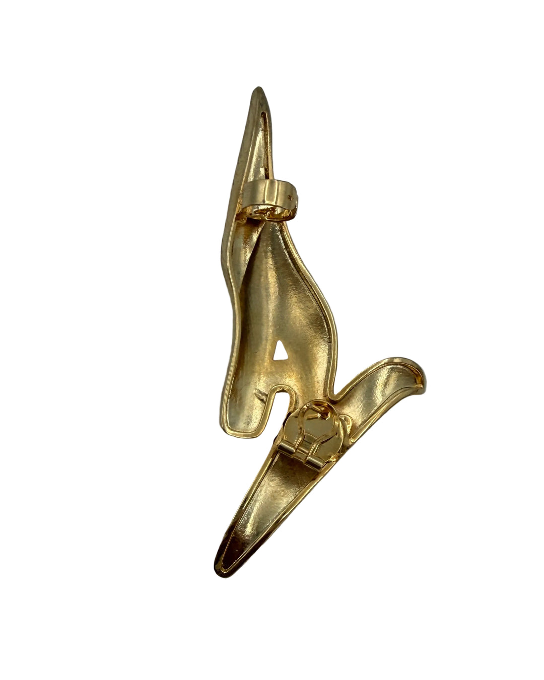 Gold and Pink Enamel Oversized Ear Cuffs