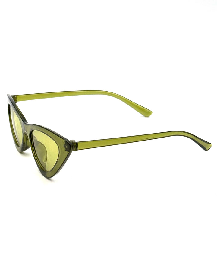 Green Cat Eye Sunglasses