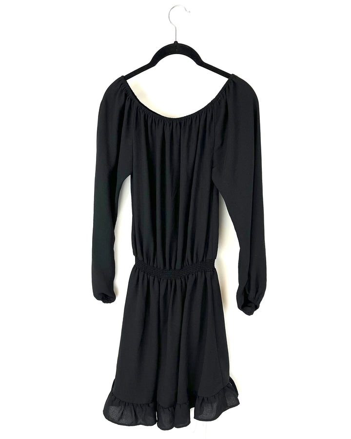 Black Off-The-Shoulder Dress - Size 4/6