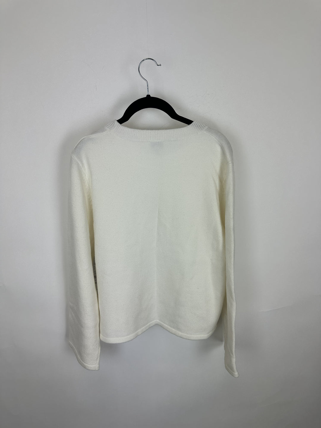 Cozy White Sweater- Size 6/8