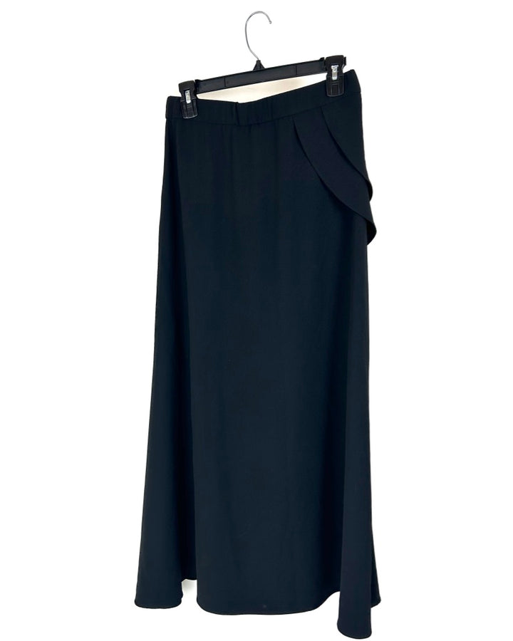 Black Ruffle Skirt - Extra Small