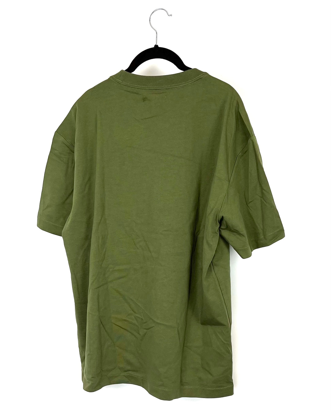 MENS Logo Army Green T-Shirt - Medium