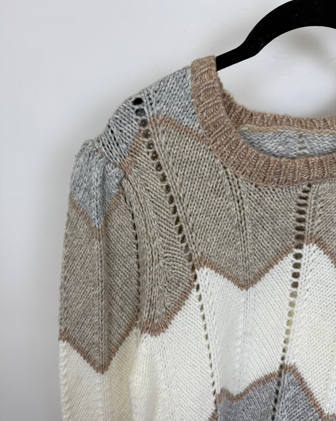 Beige & Gray Sweater - Size 2/4