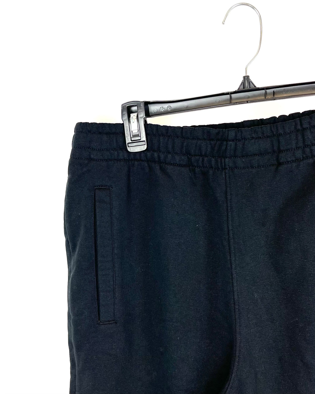 MENS Black Jogger Sweatpants with Logo - Small