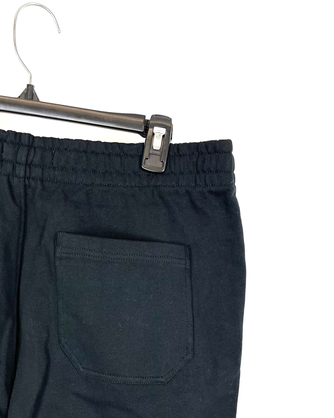 MENS Black Jogger Sweatpants with Logo - Small