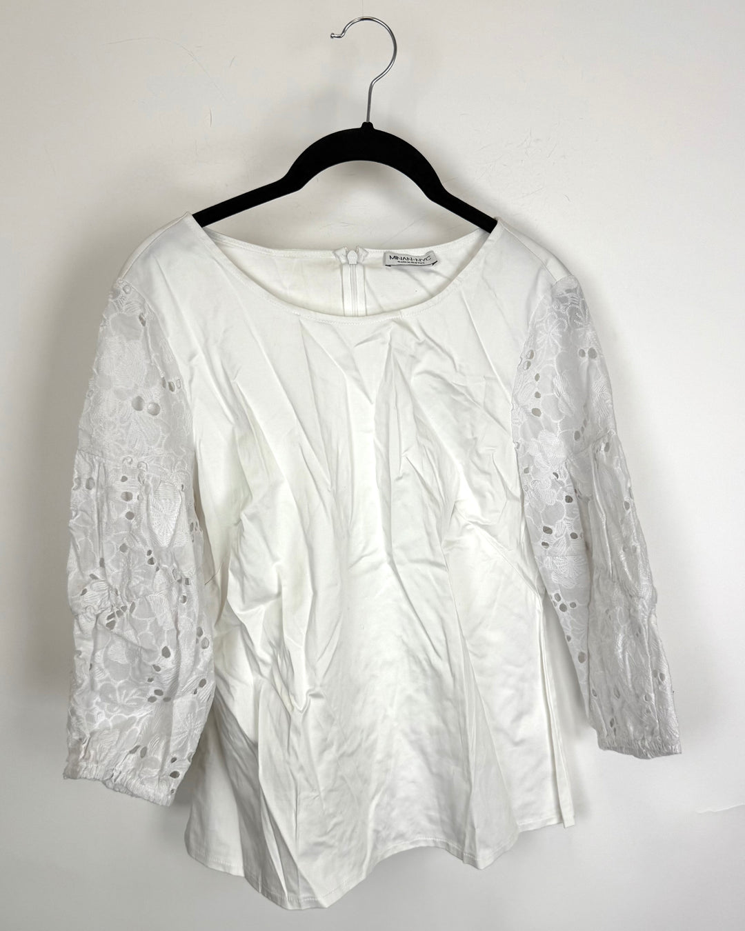 White Eyelet Lace Top - Size 6/8