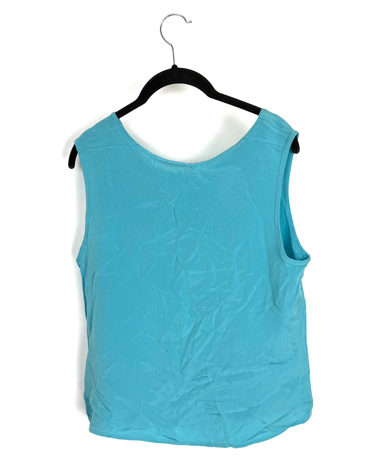 Light Blue Sleeveless Top - Size 6/8