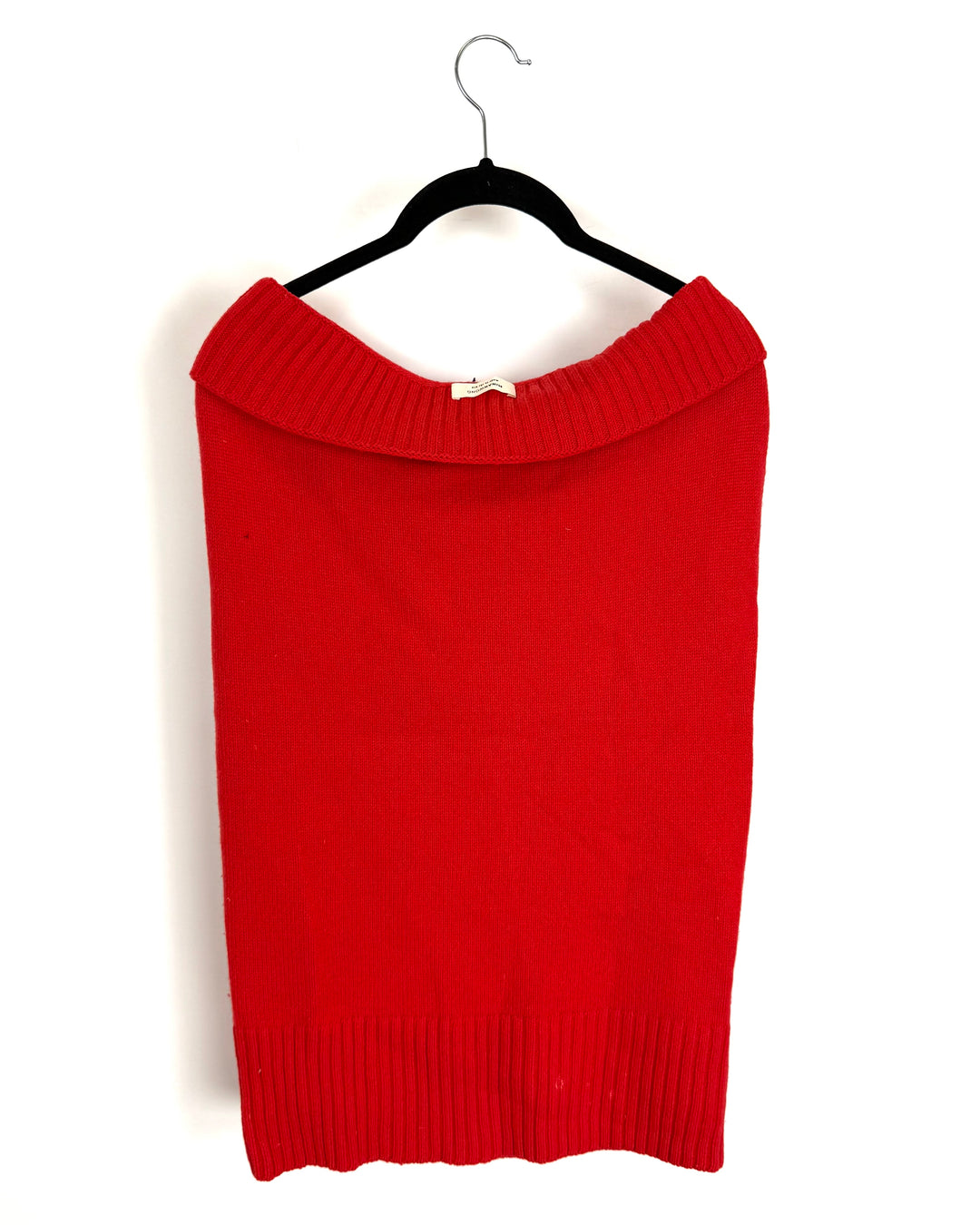 Red Sleeveless Knit Top - Size 4/6