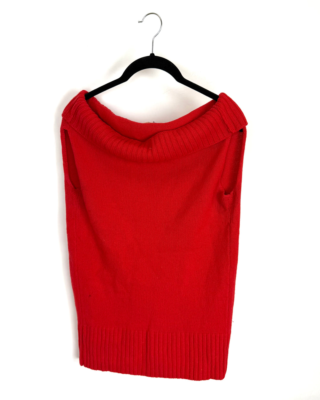 Red Sleeveless Knit Top - Size 4/6
